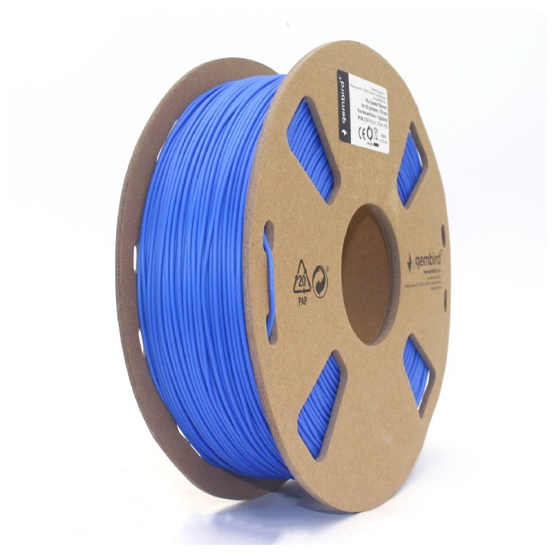 PLA Filament fluorblauw, 1.75 mm, 1 kg