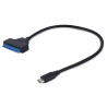 Adaptateur disque USB 3.0 Type-C mâle vers SATA 2,5''